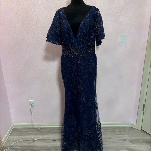 Mac Duggal Dresses & Skirts - Women's Mac Duggal Gown, Size 10, Navy